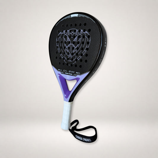 Cobra Padel Flow V1 Purple 3K round padel racket